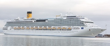 Sub� a bordo del Costa Pacifica desde Civitavecchia