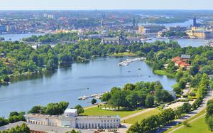 Vista a�rea de Estocolmo