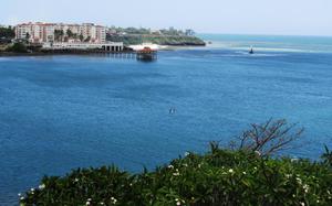 Panor�mica de la costa de Mombasa desde el Fuerte Jesus