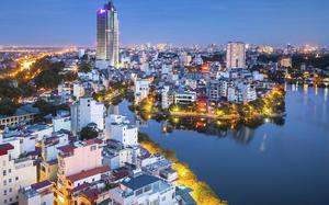 Panor�mica de Hanoi de noche