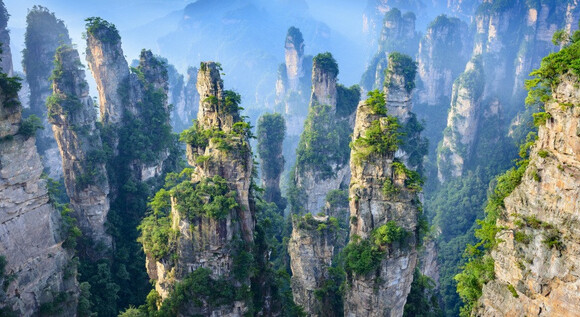 China y paisajes de Avatar