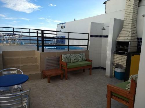 Apartamento Cobertura Com Linda Vista Mar