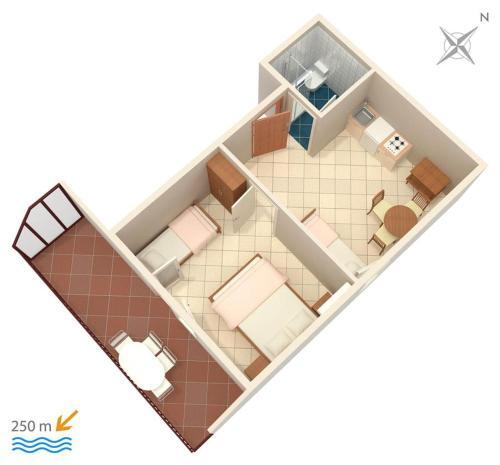 Apartment Selce 2383f