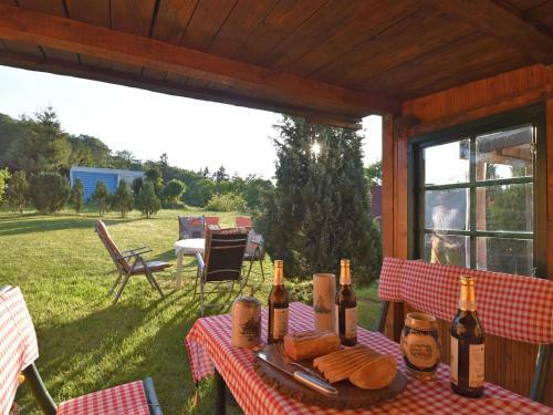 Modern Holiday Home In Guntersberge With Fish Pond