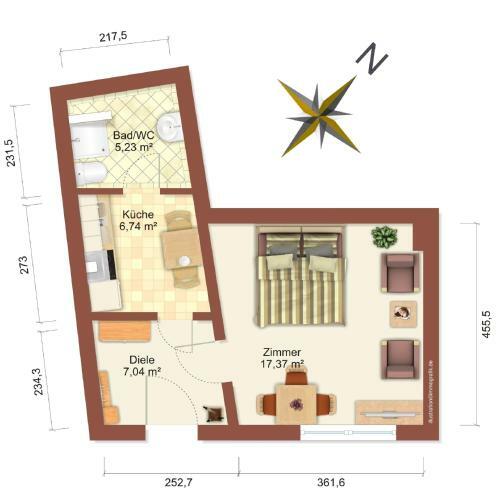Apartamento Ferienwohnung Kruppa