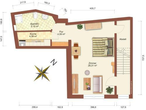 Apartamento Ferienwohnung Kruppa