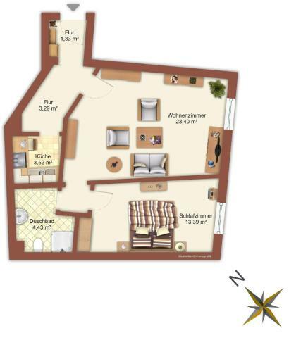 Apartamento Ferienwohnung Kruppa