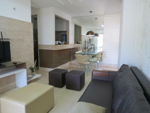 Apartamento Conforto E Lazer No Mediterran�e Residence E Beach Living