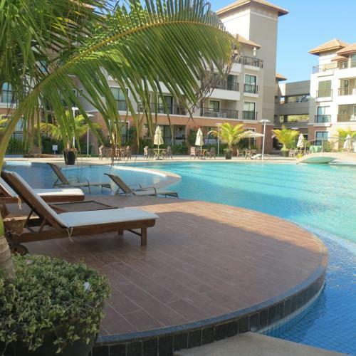 Apartamento Conforto E Lazer No Mediterran�e Residence E Beach Living