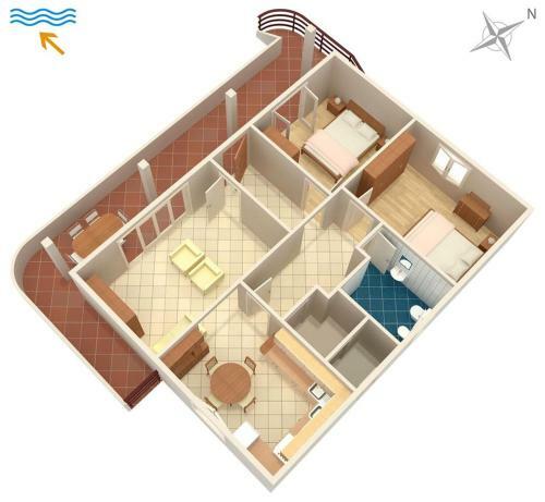 Apartment Umag 7132b