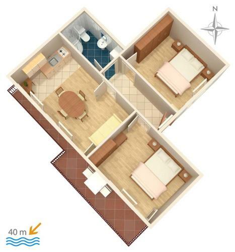 Apartments By The Sea Sumpetar (omis) - 2965