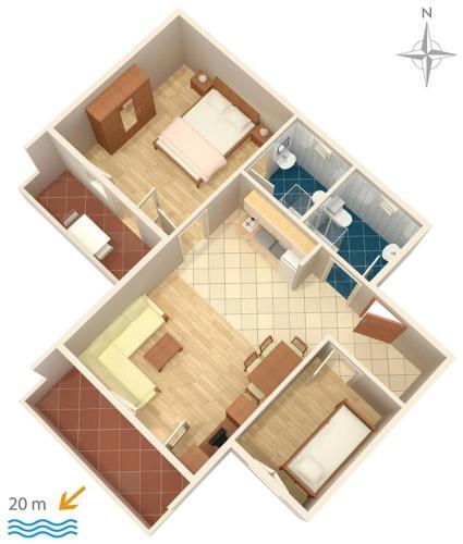 Apartment Bibinje 4197b