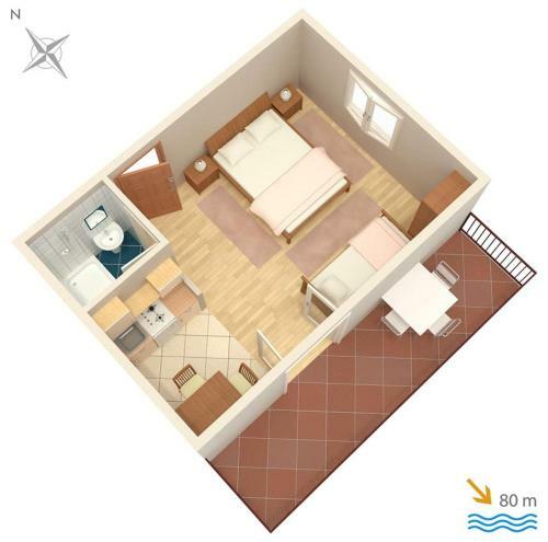 Apartamentos Studio Brela 2713c