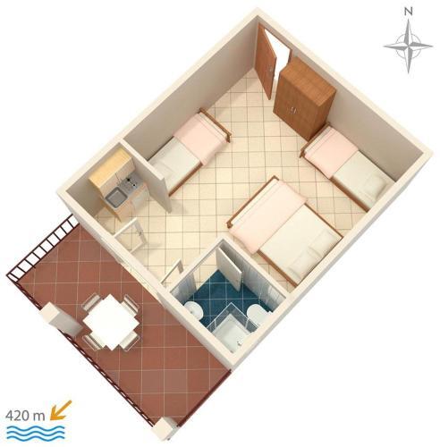 Apartamentos Studio Gradac 2784a