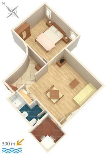 Apartment Punat 5344d