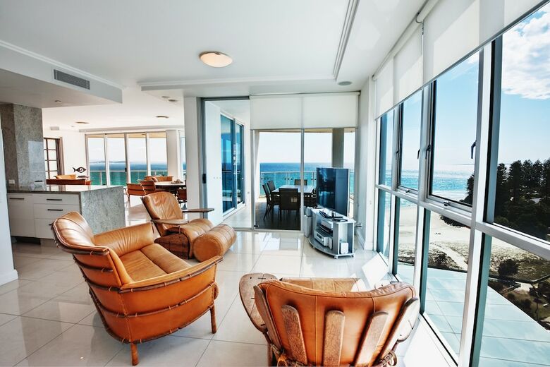 Hotel Reflection On The Sea