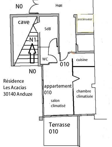 Apartamento Appartement 10 Des Acacias