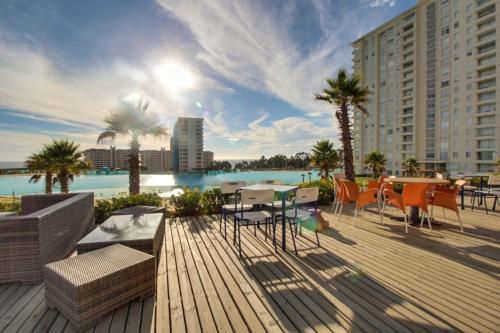 Apartamento Depto Azul Marino - Laguna Bah�a