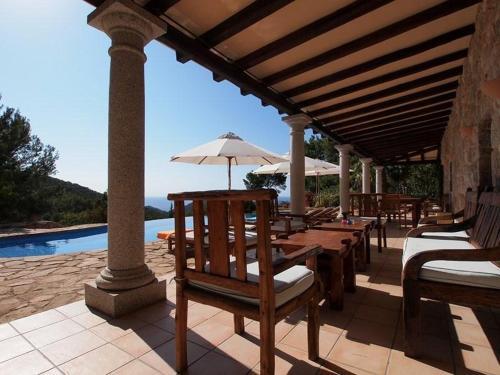Playa D'en Bossa Villa Sleeps 10 Pool Air Con Wifi