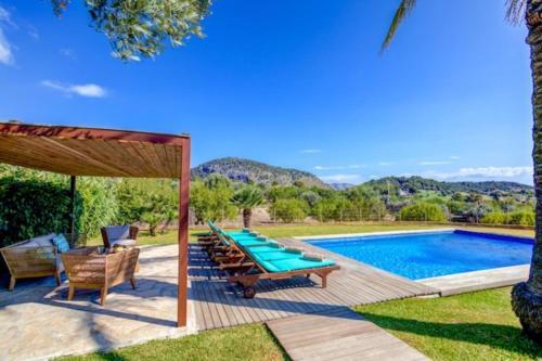 Pollenca Villa Sleeps 6 Pool Air Con Wifi T251887