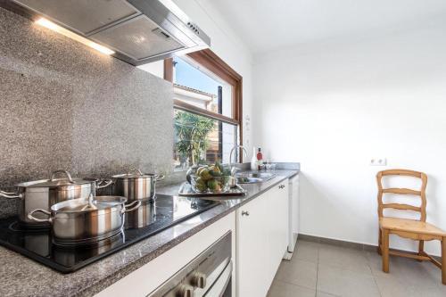 Port De Pollenca Chalet Sleeps 4 Pool Air Con Wifi