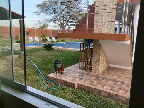 Hostal Habitaci�n Moderna Campestre Con Piscina