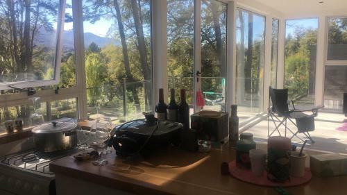 Lodge Casa Moderna En El Bosque Y Monta�a