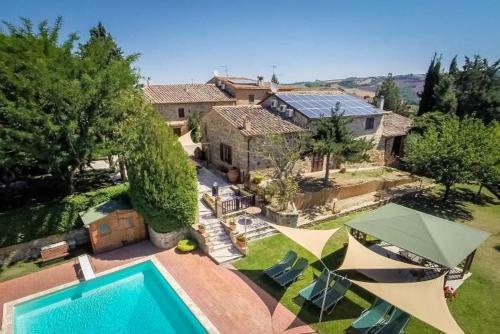 San Quirico D'orcia Villa Sleeps 18 Pool Air Con