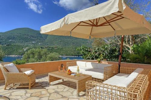 Syvota Villa Sleeps 8 Pool Air Con Wifi