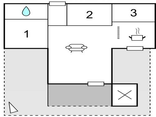 Three-bedroom Holiday Home In Aakirkeby