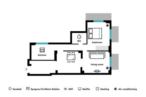 Cosy And Spacious 1bd Apartment - Koukaki By Upstreet