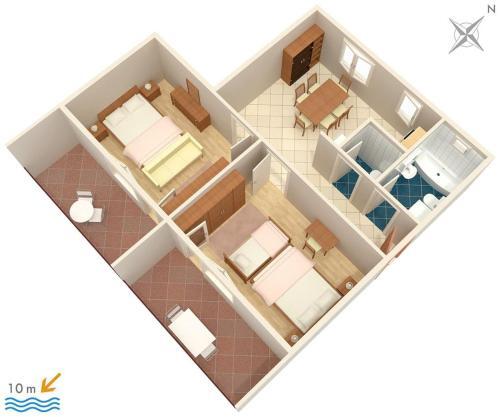 Apartment Brodarica 961a