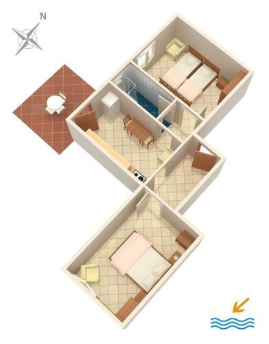 Apartments With A Parking Space Zaglav (dugi Otok) - 878