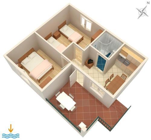 Family Friendly Seaside Apartments Vinisce (Trogir) - 5946