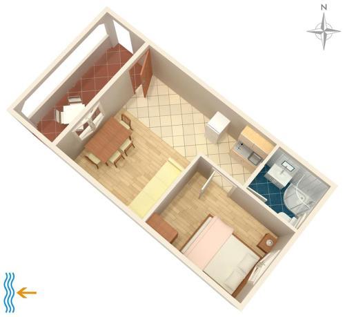 Apartment Vrsi - Mulo 5844c