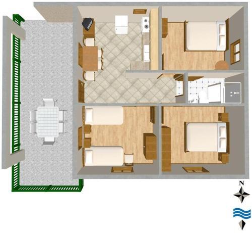 Apartment Primosten 4268a