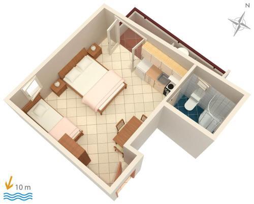 Apartamentos Studio Primosten 3088a