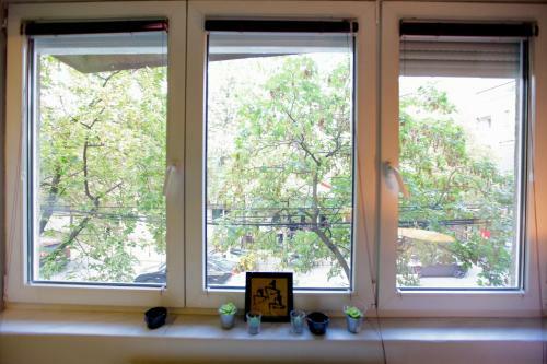 Green Apartment In Bohemian Debar Maalo