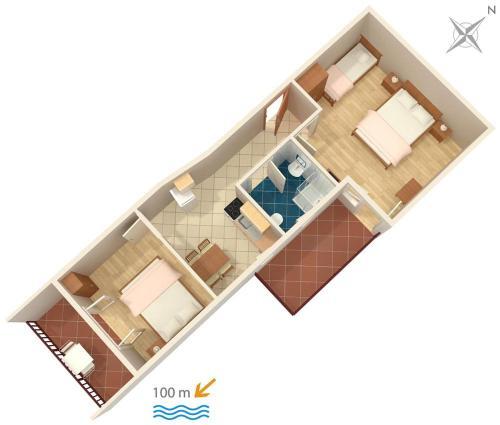 Apartments By The Sea Pisak (omis) - 2742