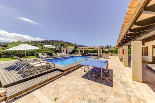 Port De Pollenca Villa Sleeps 10 Pool Air Con Wifi