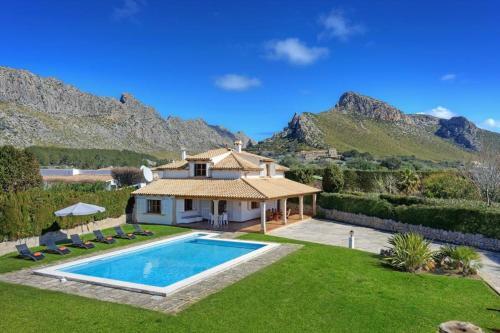 Port De Pollenca Villa Sleeps 6 Pool Air Con Wifi