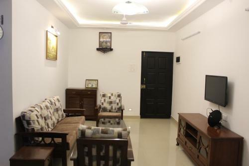 Apartamento 2br Riverview Holiday Home W/ Pool In North Goa - 1