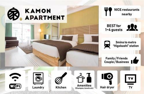 Kamon Apartment Osaka