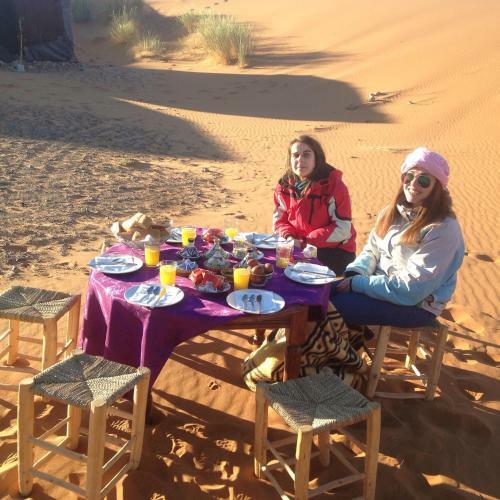 Desert Camp Under Stars