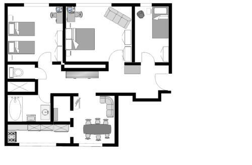 Spacious 3-bedroom Apartment Lev
