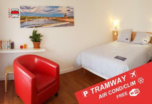 Apartamento Bed In Blagnac - Toulouse A�roport