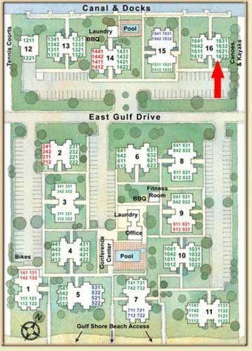 Apartamento East Gulf Condo #1621