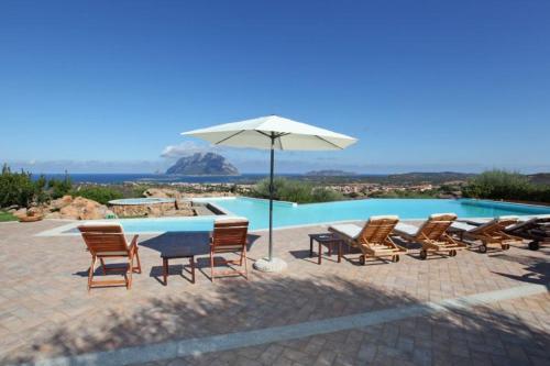 Olbia Villa Sleeps 14 Pool Air Con Wifi