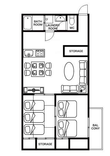 Bed & Breakfast Hakata Apartment 8b