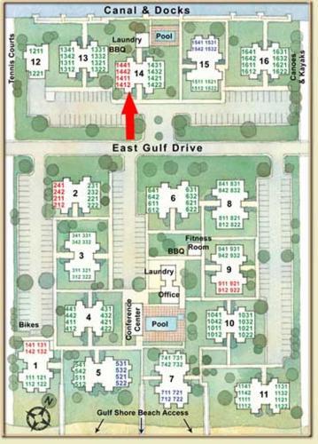 Apartamento East Gulf Condo #1411